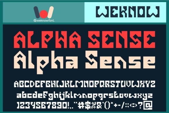 Alpha Sense: A Display Font That Elevates Digital Brands