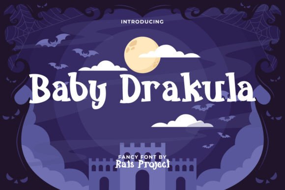 Baby Drakula: A Cute Comic Font for Creative Branding