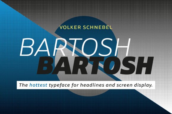 Bartosh: A Display Font with a Distinct Personality