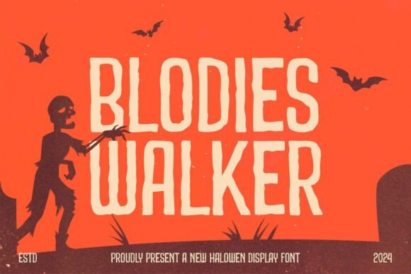 Blodies Walker: A Halloween Font Built for Digital Impact