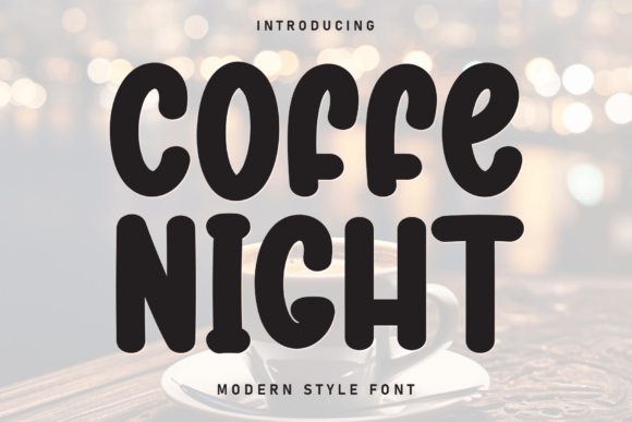 Coffe Night: A Typeface for Calm, Crafted Editorial Moments