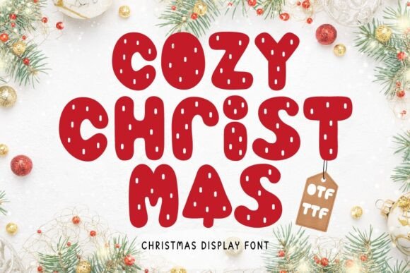 Cozy Christmas: The Festive Font for Handmade Holiday Magic