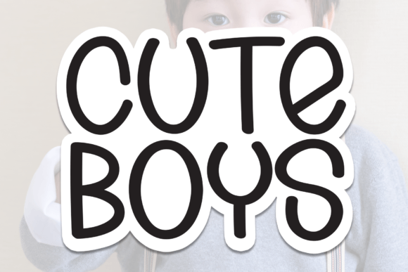 Cute Boys Font: A Sweet and Charming Branding Tool
