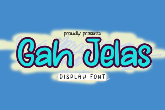 Gah Jelas: A Playful Display Font for Digital Expression