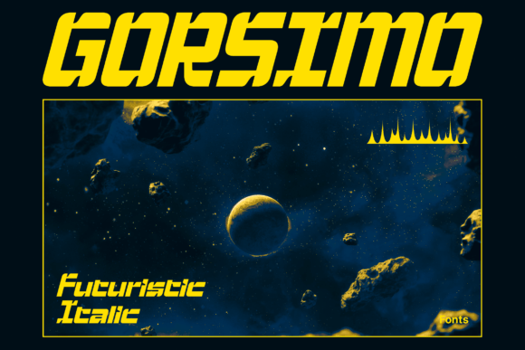 Gorsimo: The Futuristic Font for Modern Makers