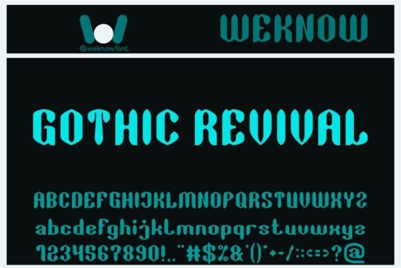 Gothic Revival Font: The Bold Typeface for Your Brand Upgrade