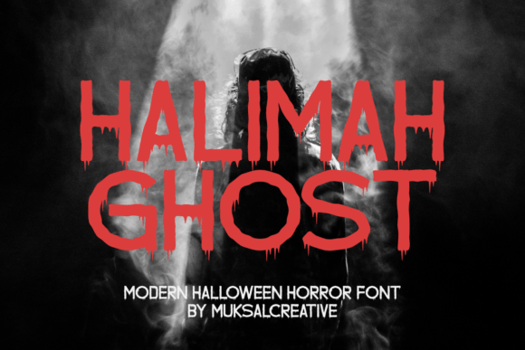 Halimah Ghost: An Editorial Font for Fearless Storytelling