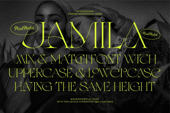 Jamila: A Display Font for Digital Branding