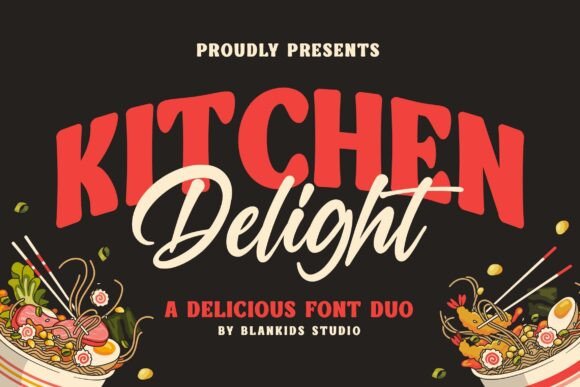 Kitchen Delight: A Font Duo That Builds Your Brand
