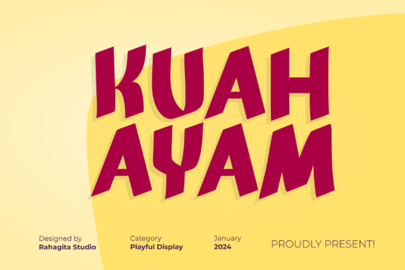 Kuah Ayam: The Flavorful Font for Handmade Goods
