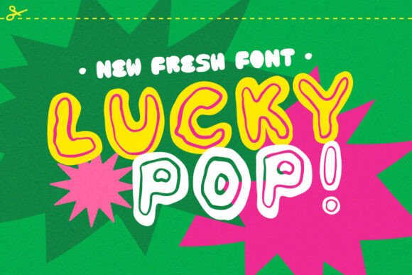Lucky Pop Font: A Cheerful Display Typeface for Digital Projects