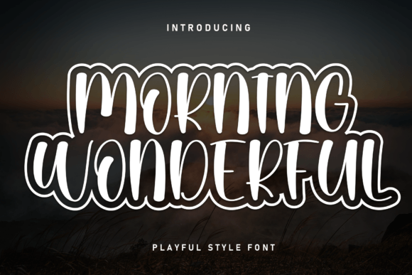 Morning Wonderful: A Friendly Font for Editorial Joy