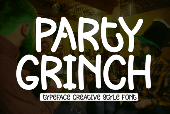 Party Grinch: A Playful Font for Creative Product Labels
