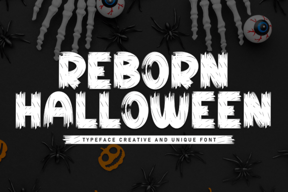 Reborn Halloween: A Brush Font for Your Digital Brand's Spooky Side