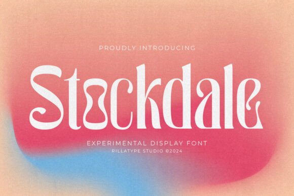 Stockdale: A Display Font for Elegant Branding Projects