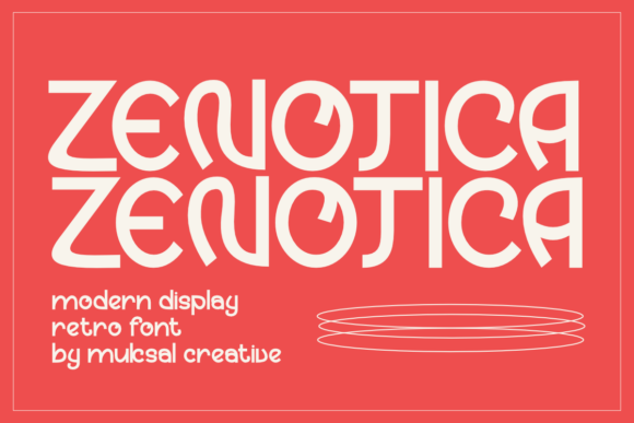 Zenotica: A Display Typeface for Crafting Modern Brand Identities